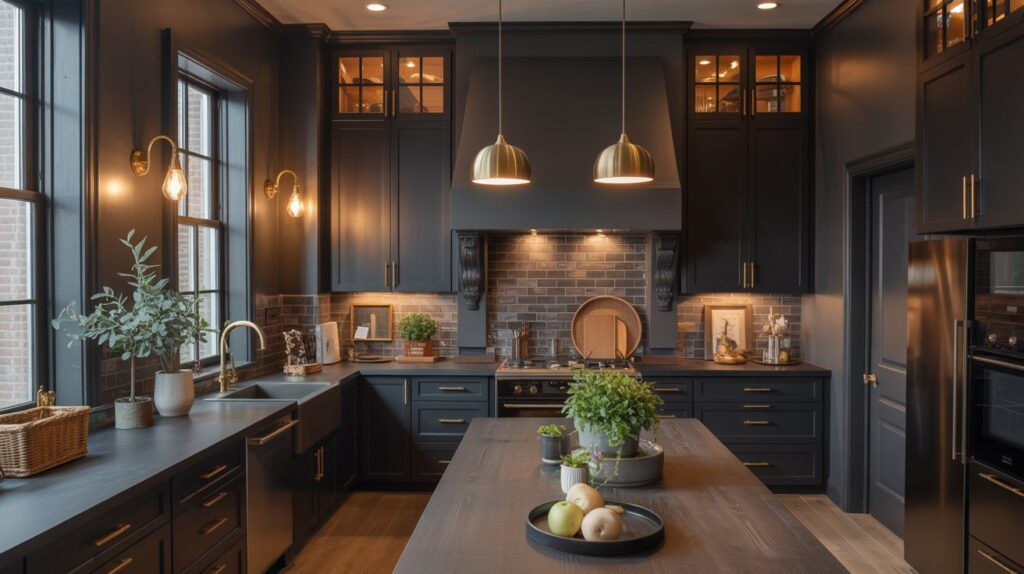 Introduce Moody Wall Colors to Ground the Design