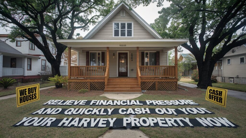 Relieve Financial Pressure and Quickly Cash Out Your Harvey Property Now
