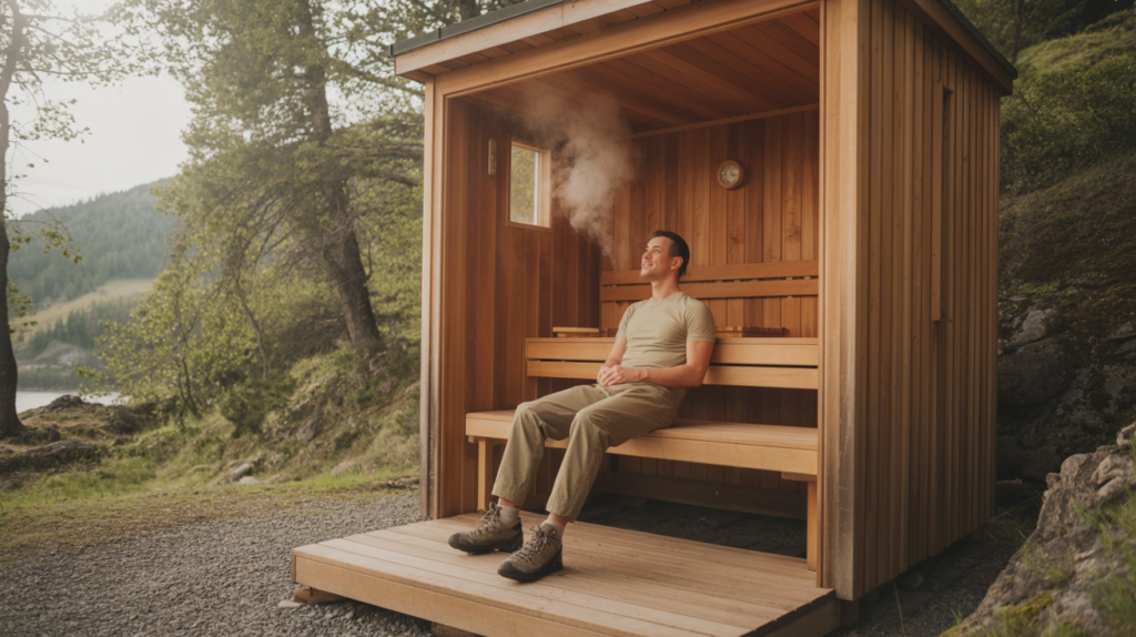 How an Outdoor Sauna Supports Recovery After Hiking
