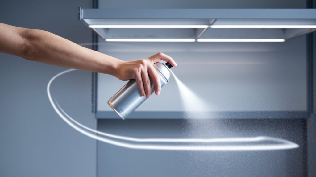 Move First, Then Spray