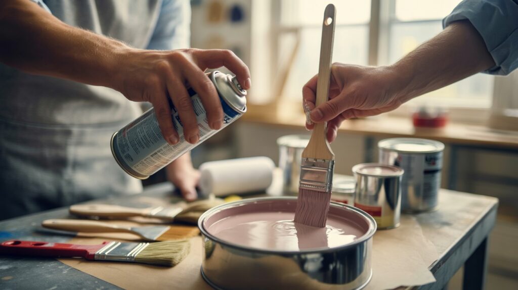 Shake the Can or Mix Paint Properly