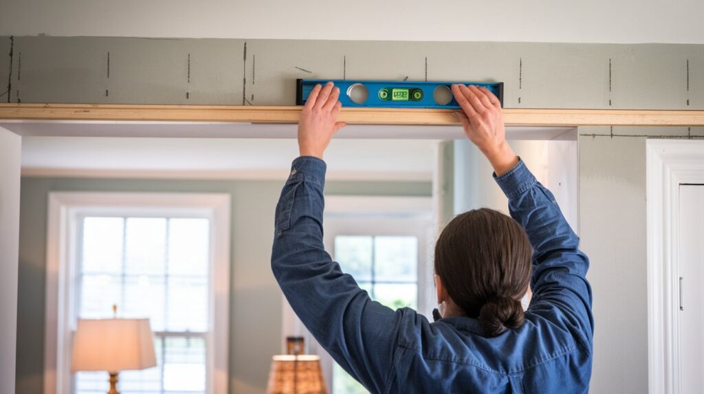 Install the Top Trim for Alignment