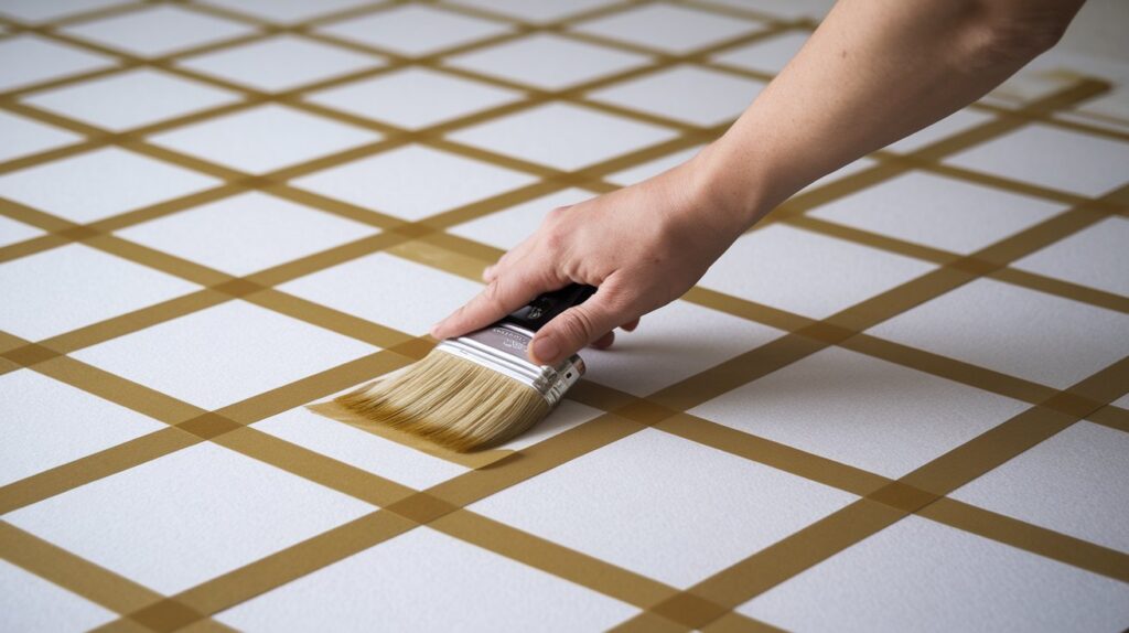 Tape the Pattern and Seal the Edges