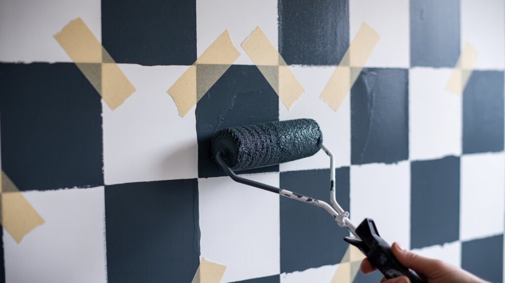 Paint the Checkerboard Squares & Reveal