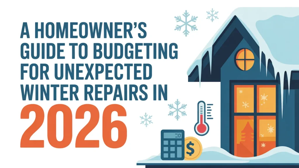 A Homeowner’s Guide to Budgeting for Unexpected Winter Repairs in 2026 A Homeowner's Guide