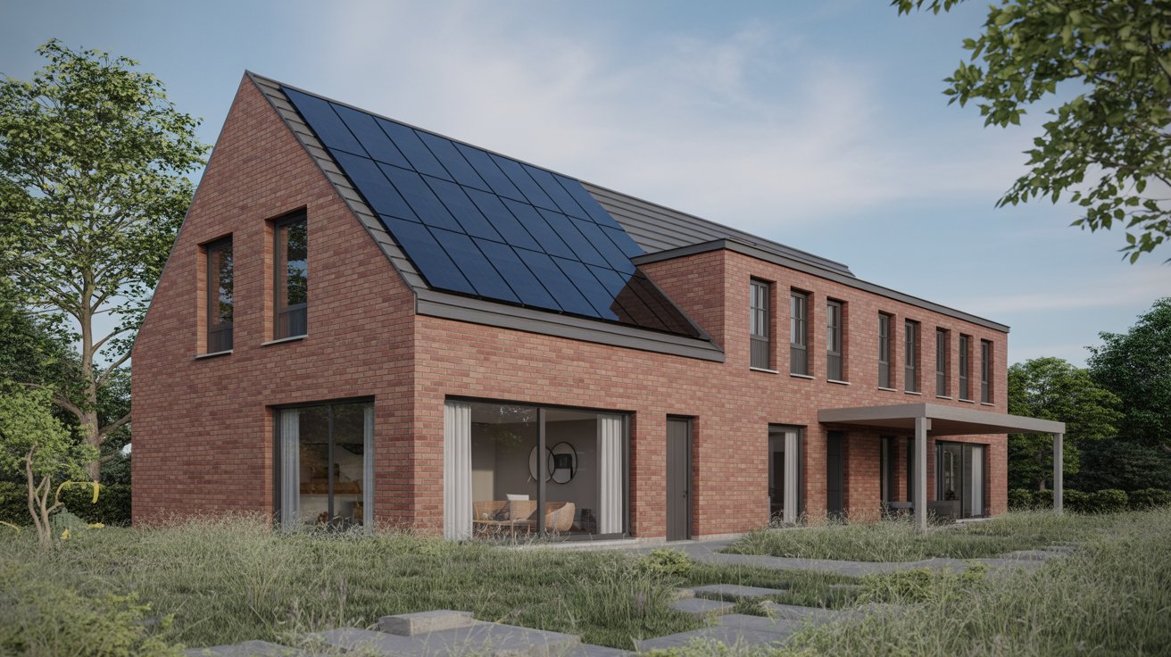 14. Eco-Friendly Red Brick Design