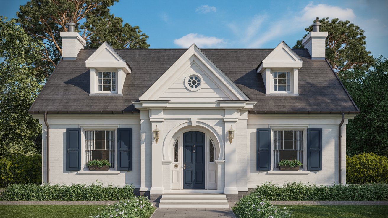 2. Navy Blue Front Door