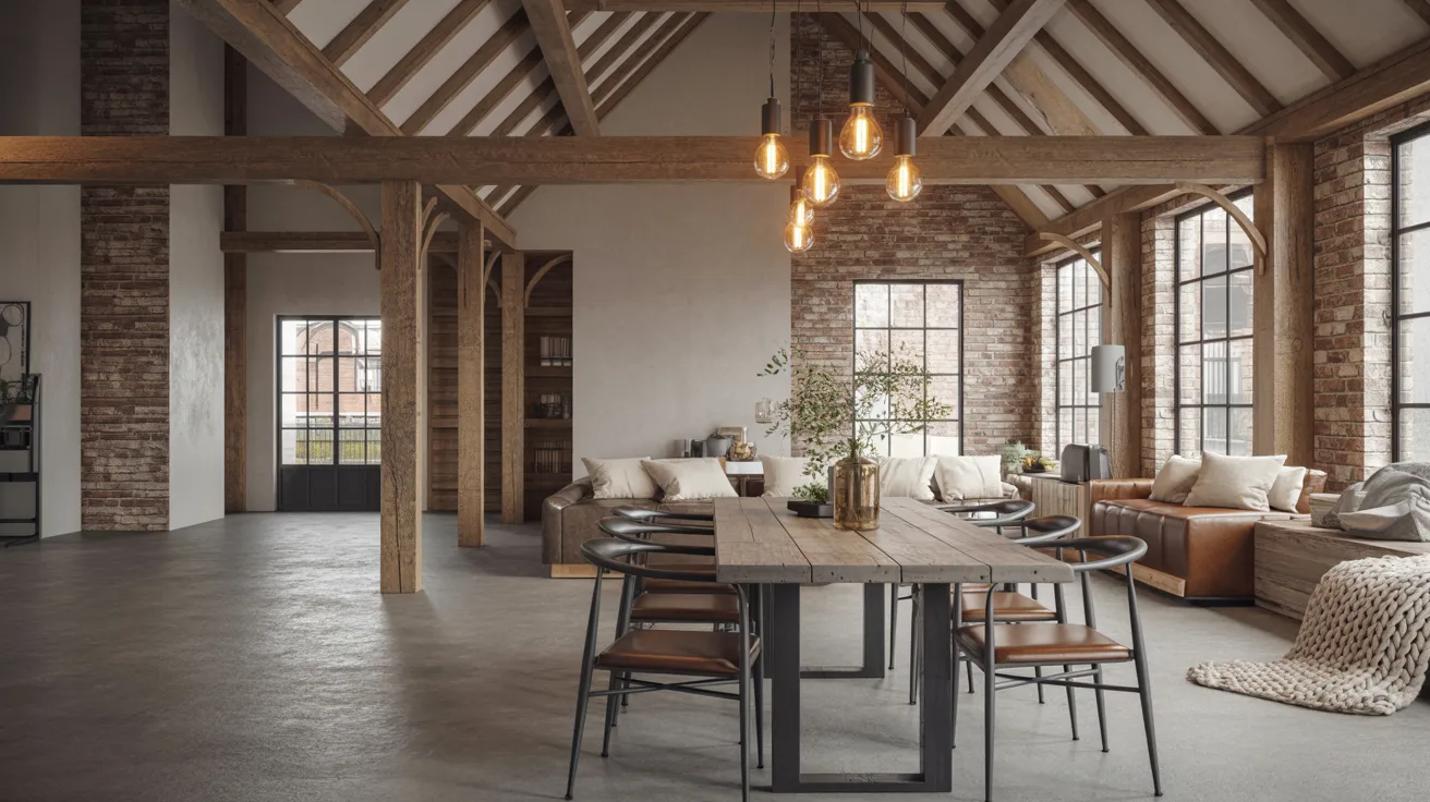 4. Industrial Modern Farmhouse