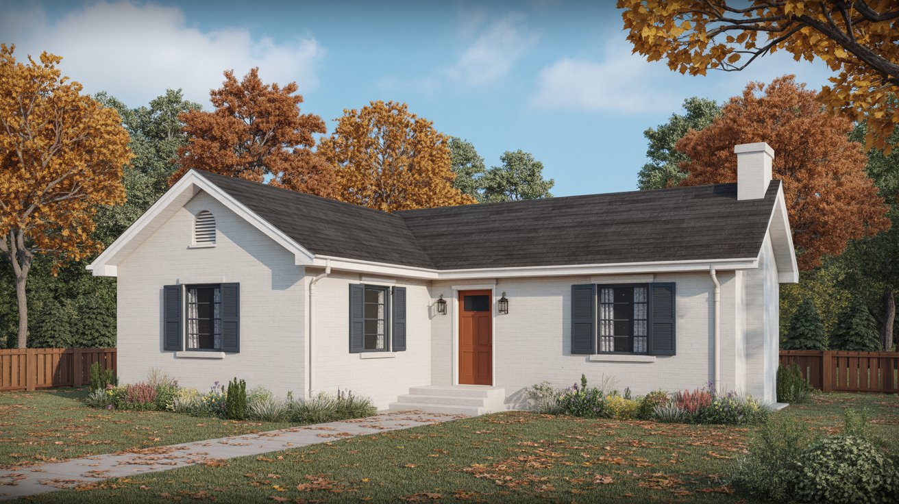 16. Burnt Orange Front Door