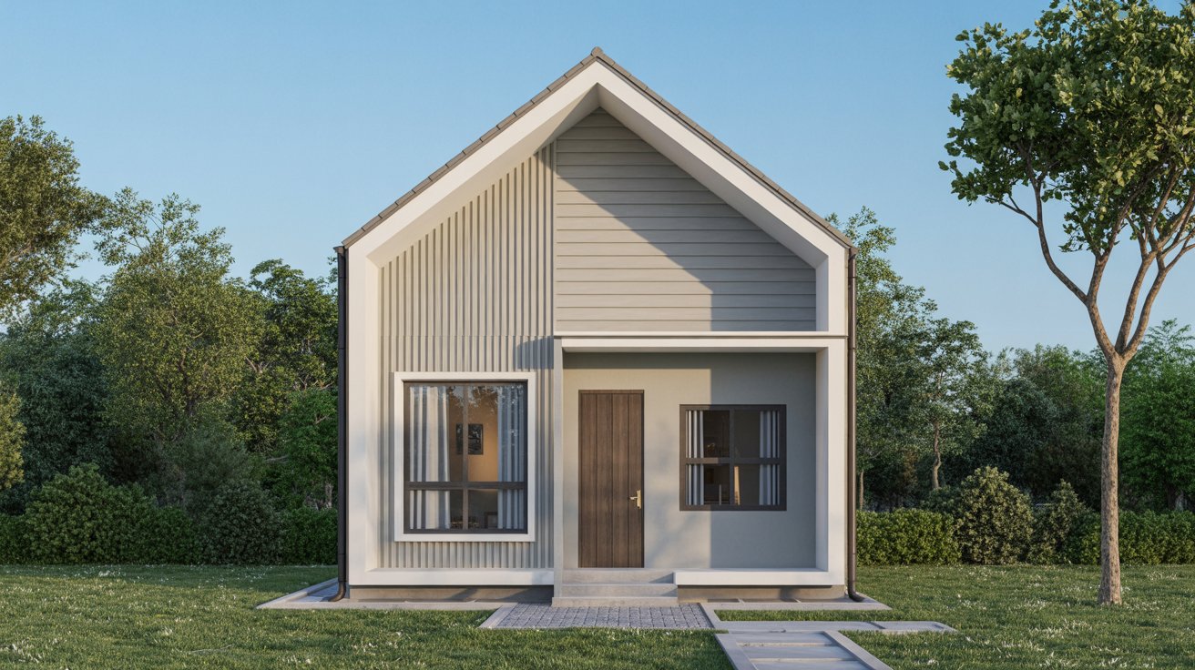 9. Small House Front Elevation Ideas