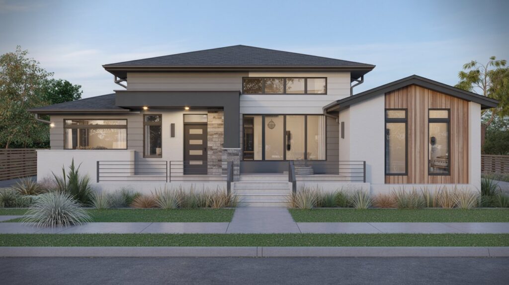 How to Modernize a Split-Level Home Exterior?