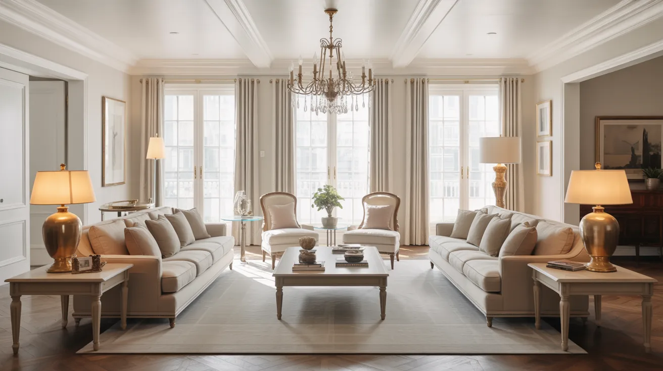 5. Symmetrical Layout (Balanced & Formal)