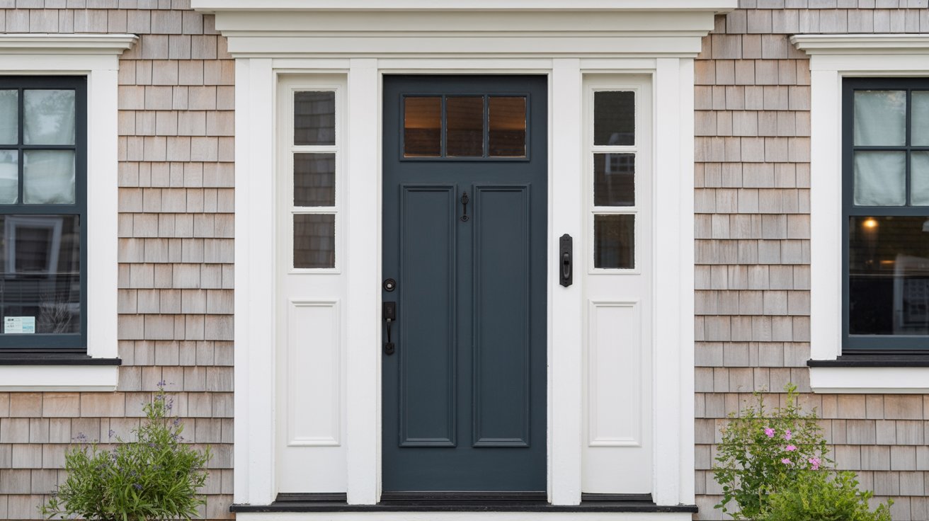 7. Refresh the Front Door with a Modern Statement