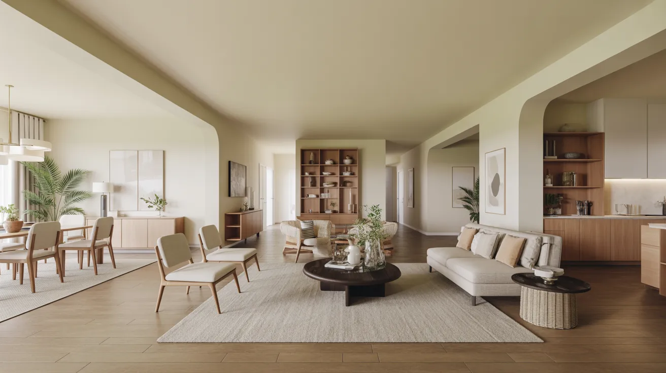 13. The "Open-Concept Living Room Layout"