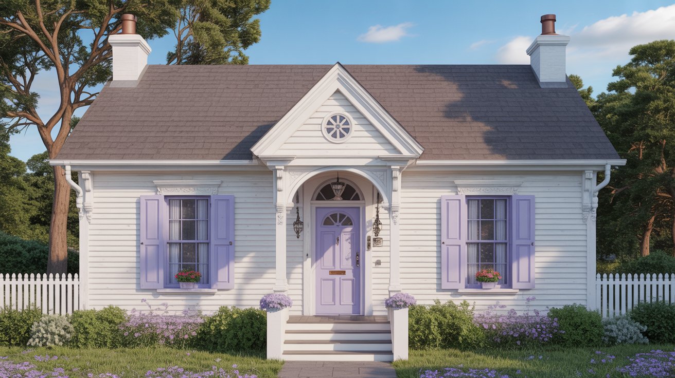 18. Lavender Front Door