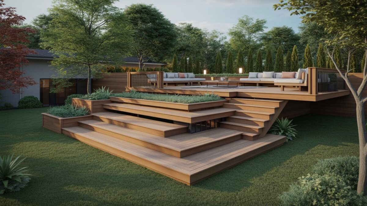 13 Creative Multi-Level Deck Ideas for Your Backyard - Home Briefings