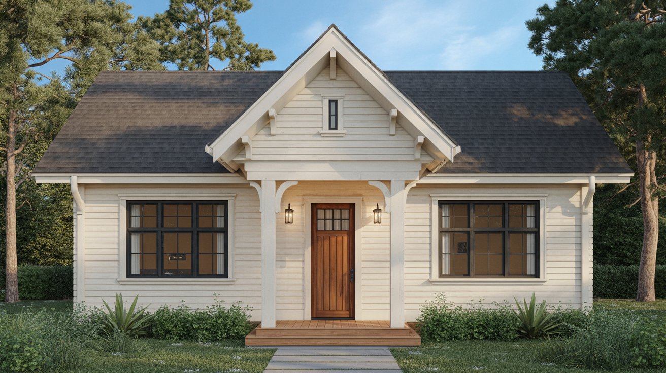 15. Natural Wood Front Door