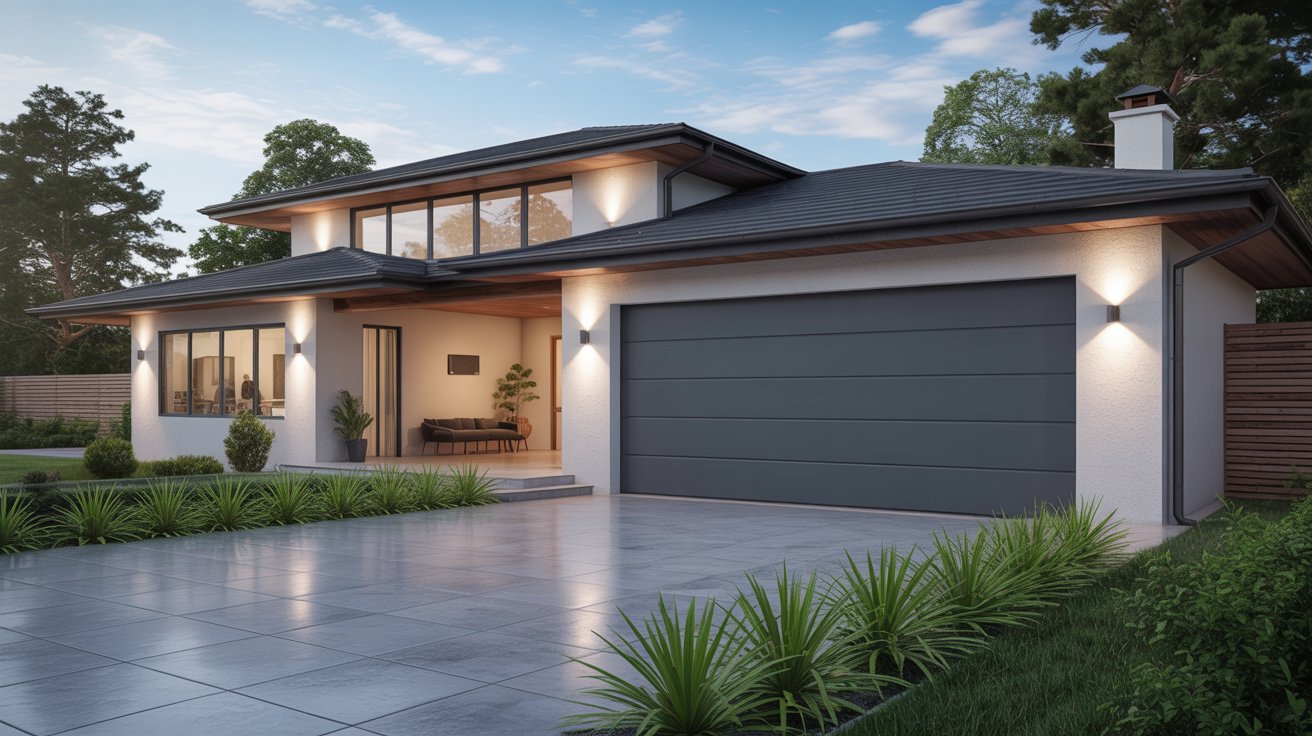 8. Add a Modern Garage Door