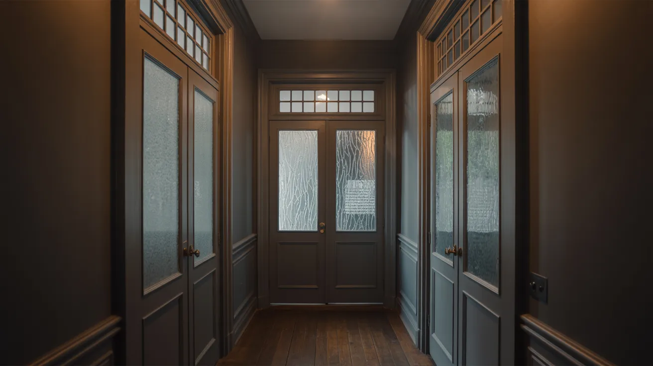 9. Incorporate Interior Windows or Frosted Glass
