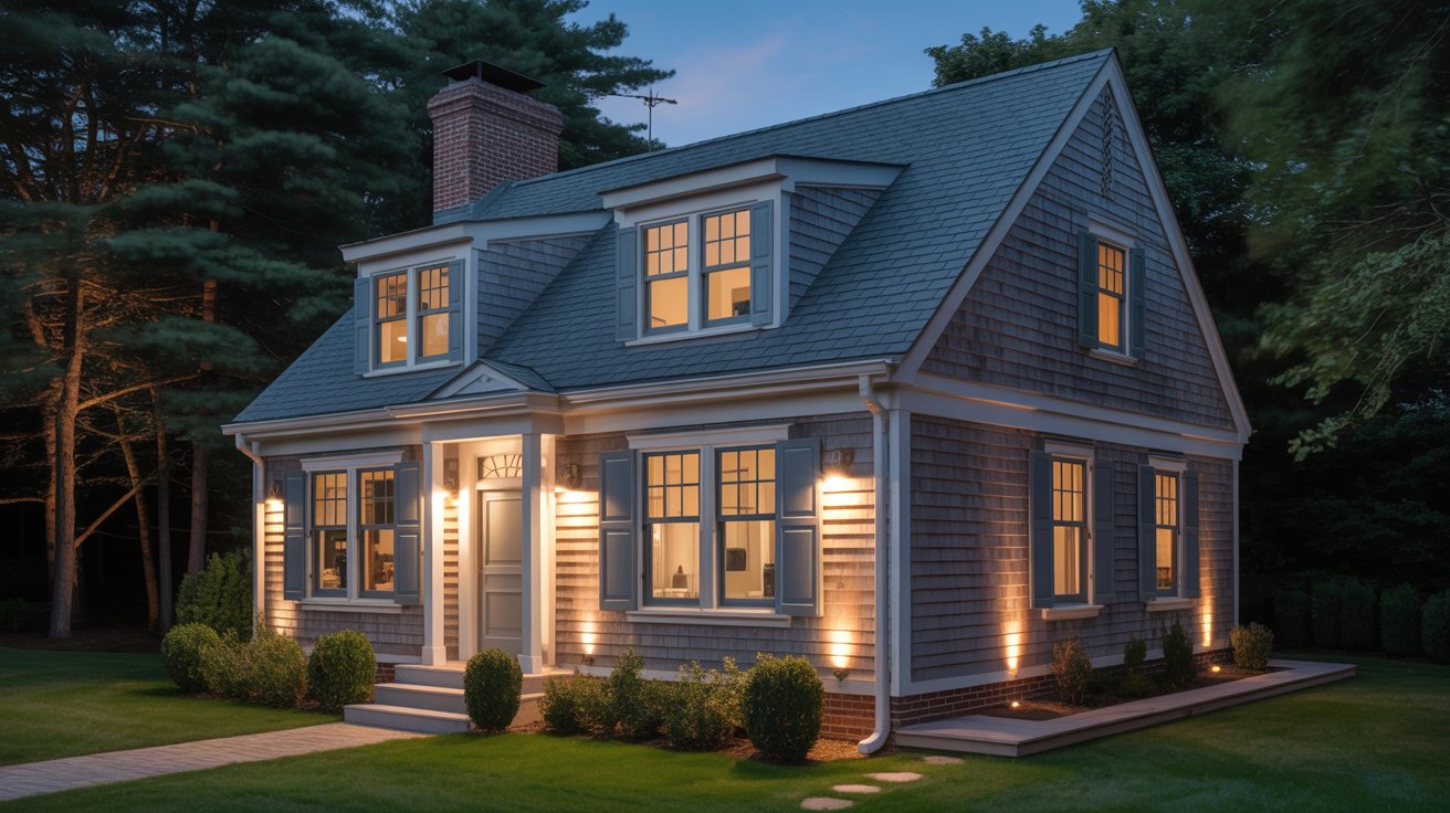 14. Add Outdoor Lighting for Architectural Emphasis