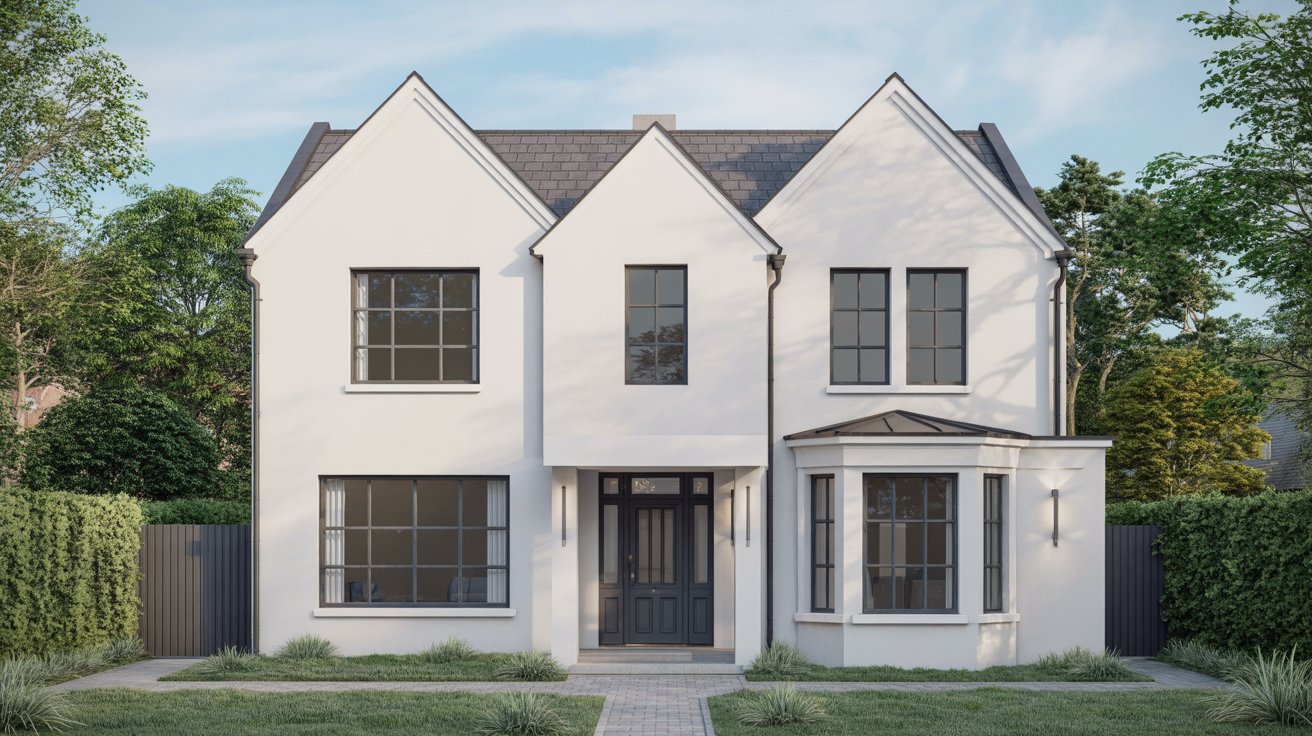 3. Charcoal Gray Front Door