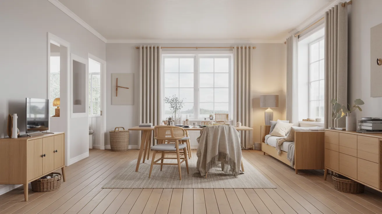 5. Scandinavian Modern Farmhouse