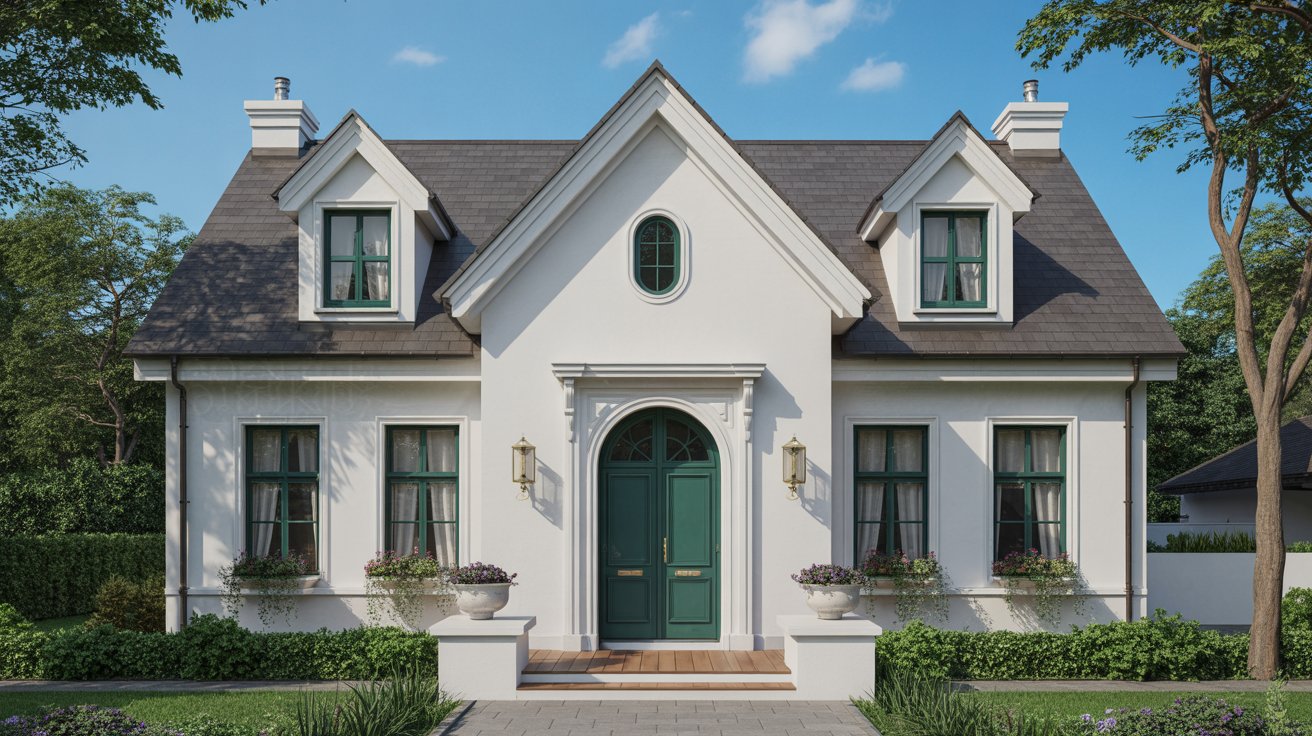 7. Emerald Green Front Door