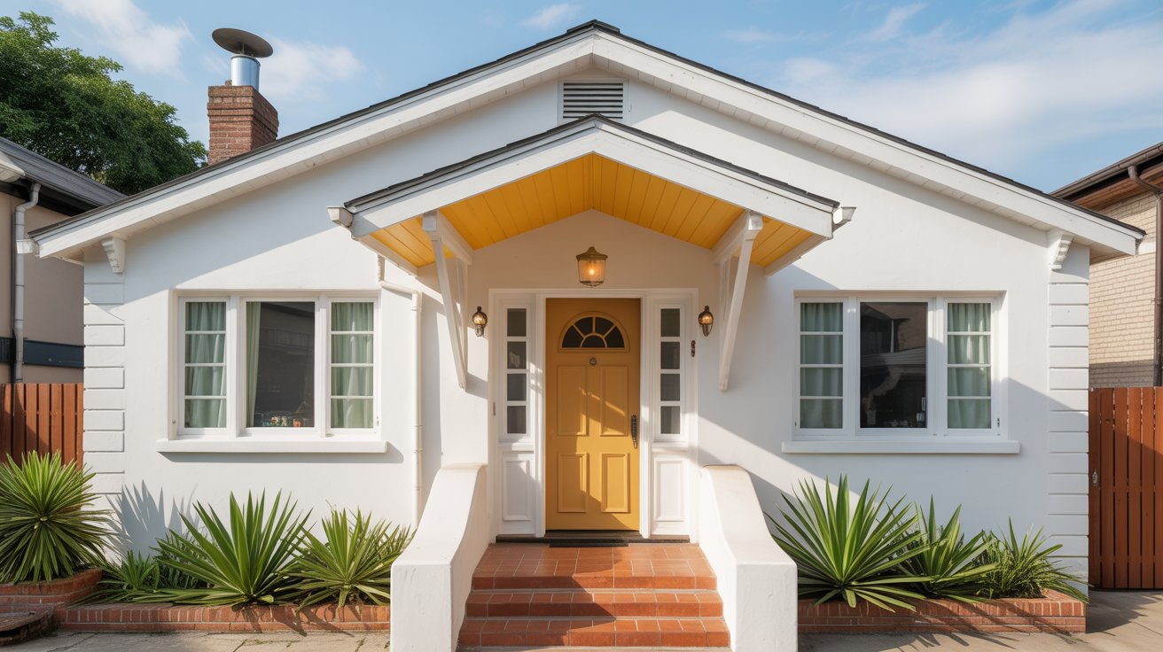 8. Mustard Yellow Front Door