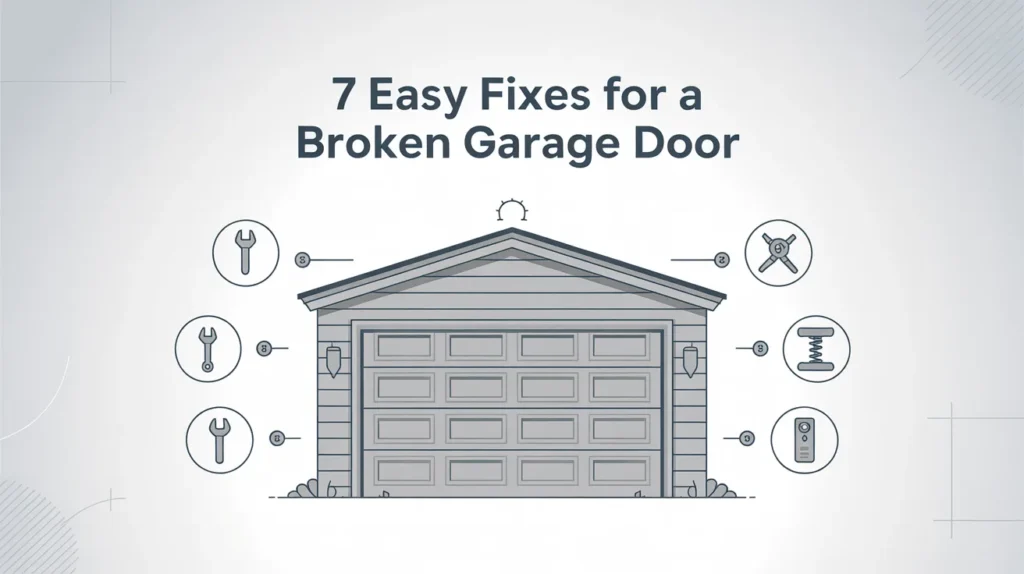 7 Easy Fixes for a Broken Garage Door