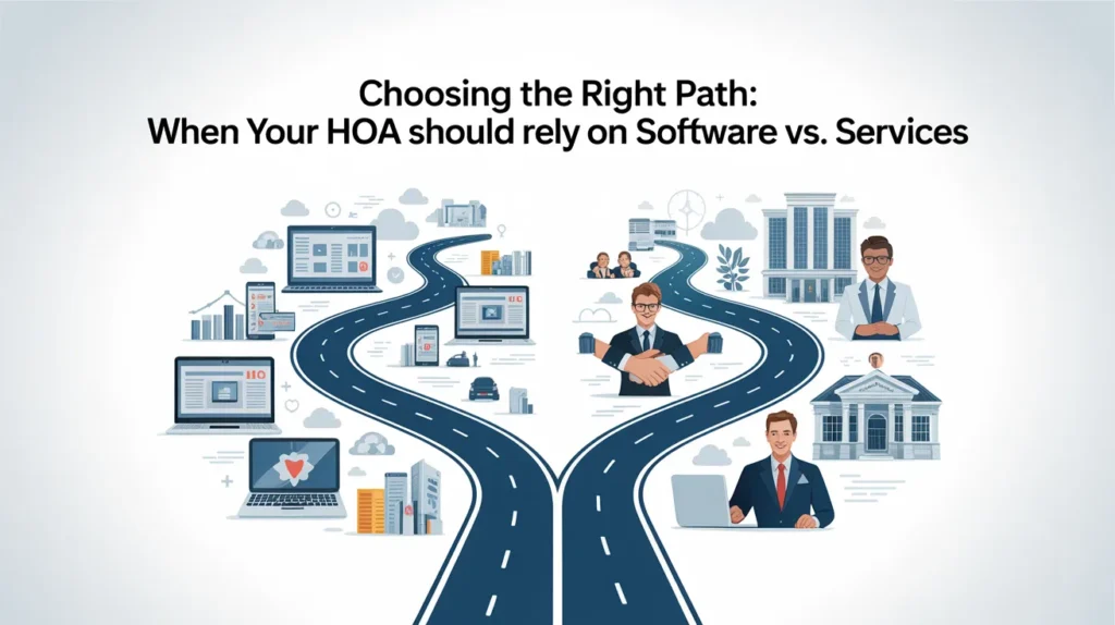 Choosing the Right Path: When Your HOA should rely on software vs. services Choosing the Right Path