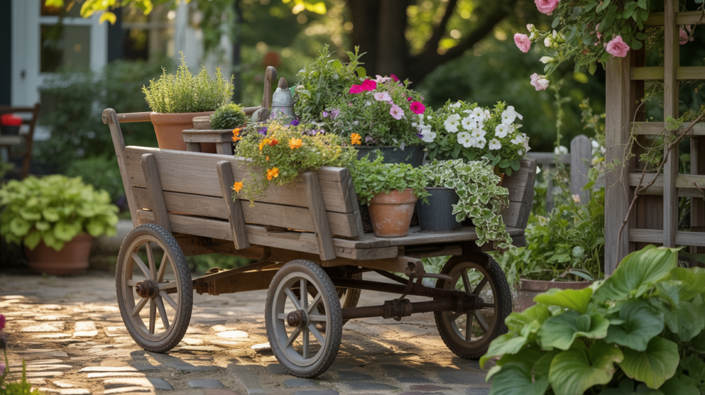 Trends in Garden Decor: Why Carts and Carriages Are Making a Comeback Trends in Garden Decor