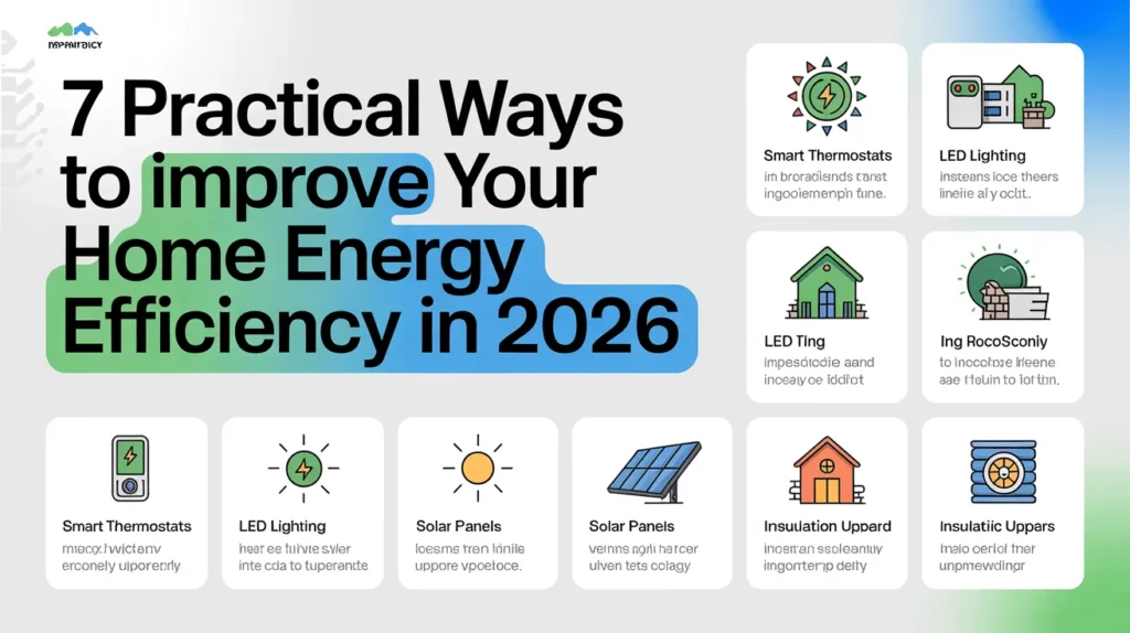 7 Practical Ways to Improve Your Home Energy Efficiency in 2026