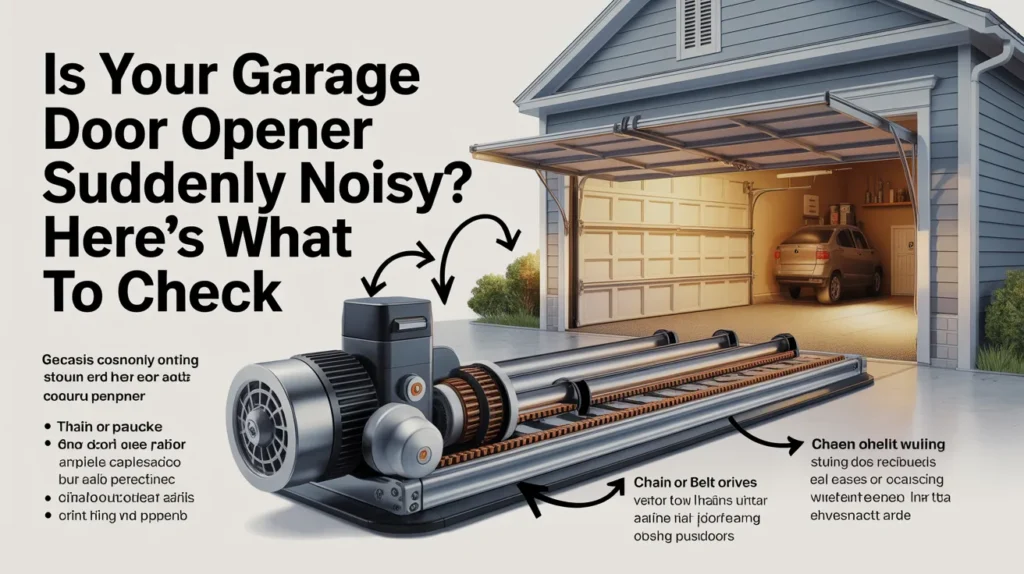 Is Your Garage Door Opener Suddenly Noisy