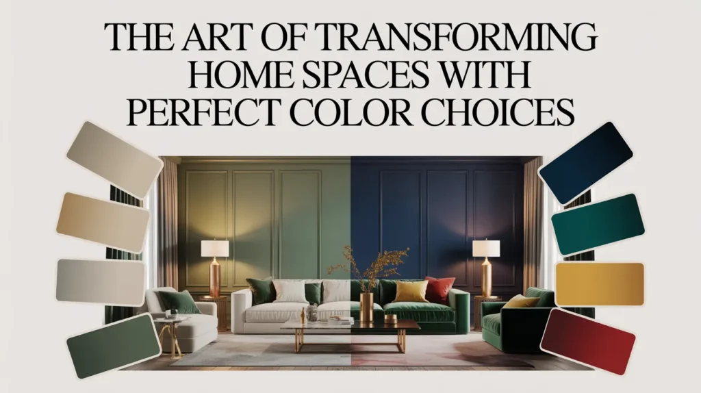 The Art of Transforming Home Spaces with Perfect Color Choices
