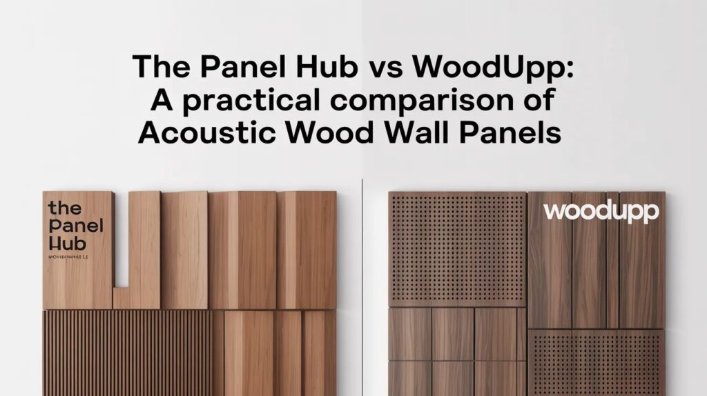 The Panel Hub vs WoodUpp: A Practical Comparison of Acoustic Wood Wall Panels The Panel Hub vs WoodUpp