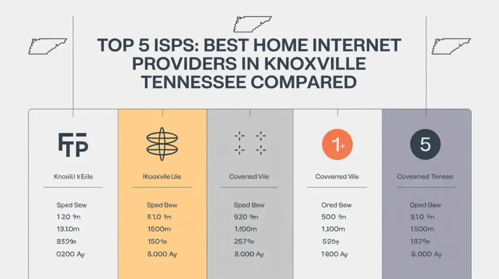 Top 5 ISPs: Best Home Internet Providers in Knoxville Tennessee Compared top 5
