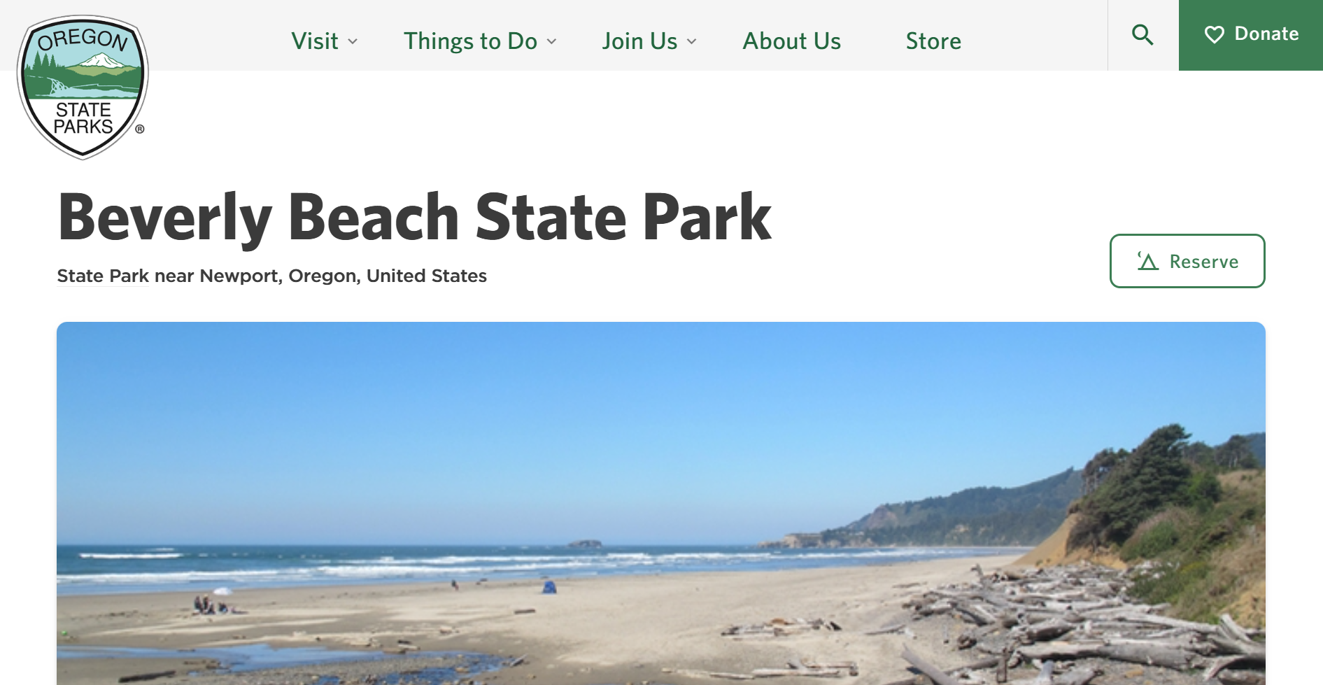 3. Beverly Beach State Park, Oregon
